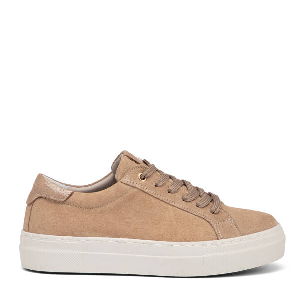 Kahverengi Hakiki Deri Kadın Sneaker - K26I1AY68411-V0V 