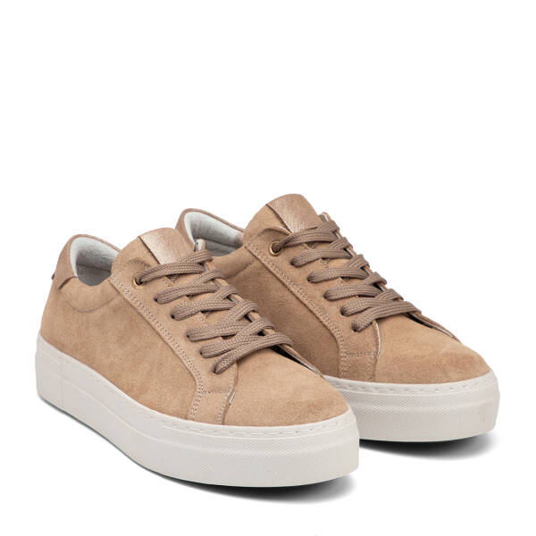 Kahverengi Hakiki Deri Kadın Sneaker - K26I1AY68411-V0V - 2