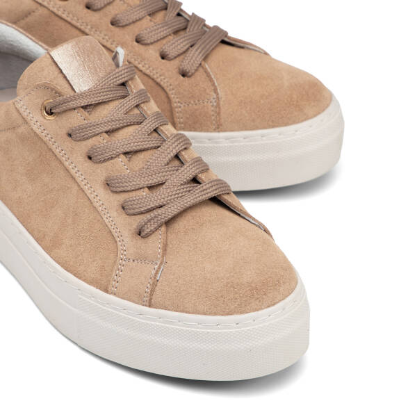 Kahverengi Hakiki Deri Kadın Sneaker - K26I1AY68411-V0V - 3