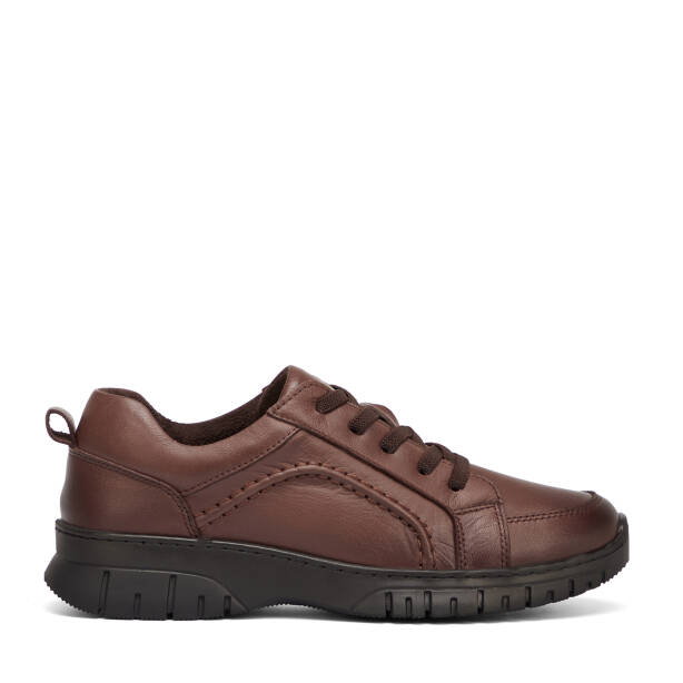 Kahverengi Hakiki Deri Kadın Sneaker - K26S1AY68810-A24 - 1