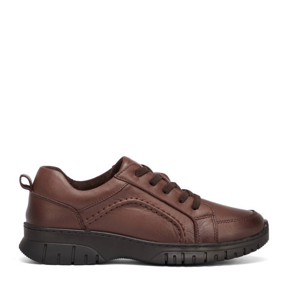Kahverengi Hakiki Deri Kadın Sneaker - K26S1AY68810-A24 - 1