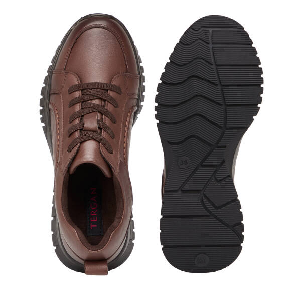 Kahverengi Hakiki Deri Kadın Sneaker - K26S1AY68810-A24 - 6