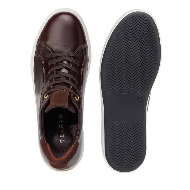 Kahverengi Hakiki Deri Kadın Sneaker - K26S1AY68822-B88 - 6
