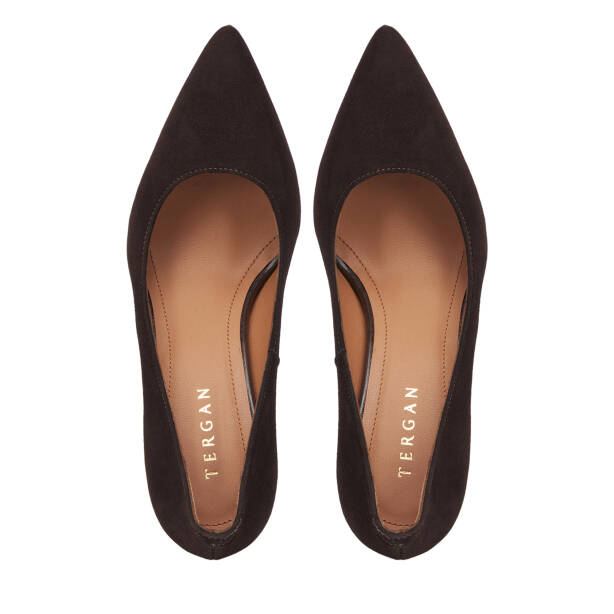 Kahverengi Hakiki Deri Kadın Stiletto - K26S1AY68854-B85 - 5