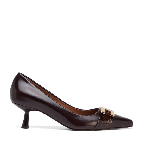 Kahverengi Hakiki Deri Kadın Stiletto - K26S1AY68859-A24 - 1