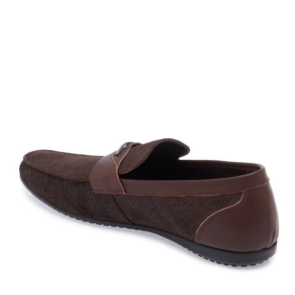 Kahverengi Hakiki Süet Deri Erkek Loafer - E26I1AY57616-T3M - 2