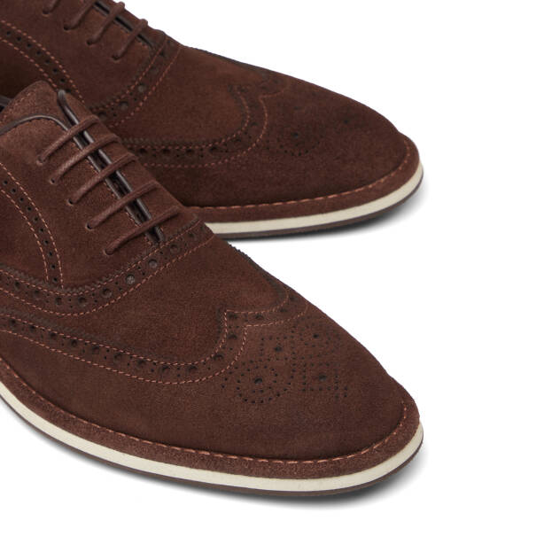 Kahverengi Hakiki Süet Deri Erkek Loafer - E26I1AY57684-B85 - 3