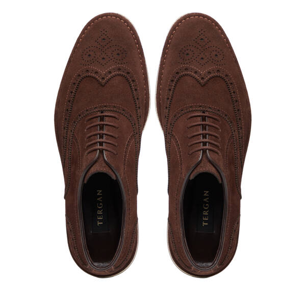 Kahverengi Hakiki Süet Deri Erkek Loafer - E26I1AY57684-B85 - 5