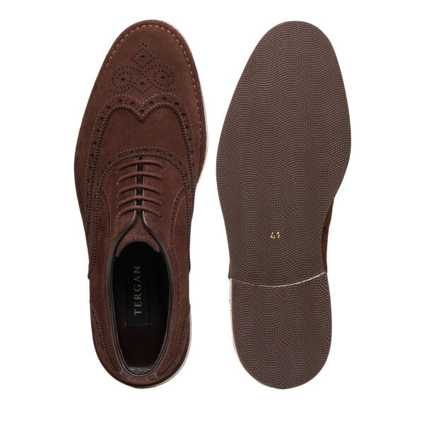 Kahverengi Hakiki Süet Deri Erkek Loafer - E26I1AY57684-B85 - 6