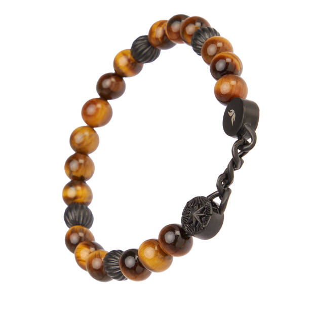 Kahverengi Kaplangözü Erkek Bileklik - E1BLK0410445-E9A - Tergan