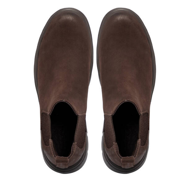 Kahverengi Nubuk Deri Erkek Bot - E25K1BT57469-A39 - 5