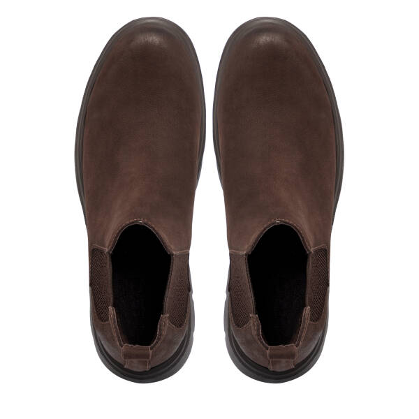 Kahverengi Nubuk Deri Erkek Bot - E25K1BT57469-A39 - 5