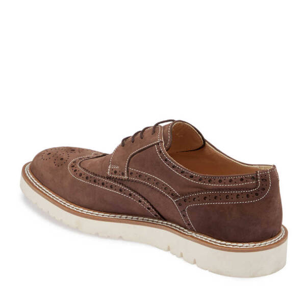 Kahverengi Nubuk Deri Erkek Casual Ayakkabı - E24I1AY56761-A39 - 2