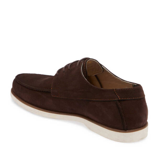 Kahverengi Nubuk Deri Erkek Casual Ayakkabı - E24I1AY56791-A39 - 2