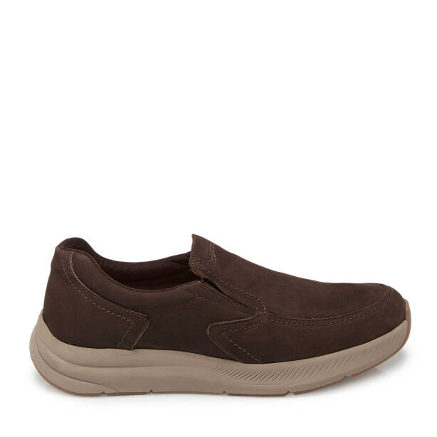 Kahverengi Nubuk Deri Erkek Casual Ayakkabı - E24S1AY57015-A39 - Tergan