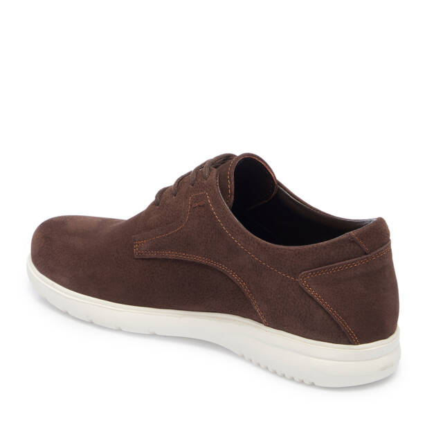 Kahverengi Nubuk Deri Erkek Casual Ayakkabı - E25S1AY57550-A39 - 2