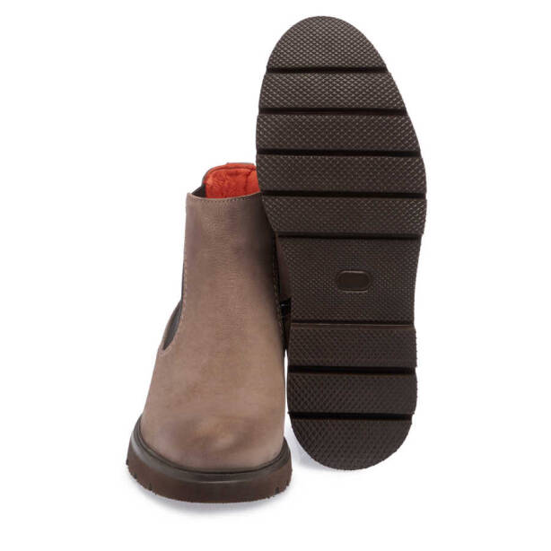 Kahverengi Nubuk Deri Erkek Casual Bot - E23K1BT56369-D4W - 4