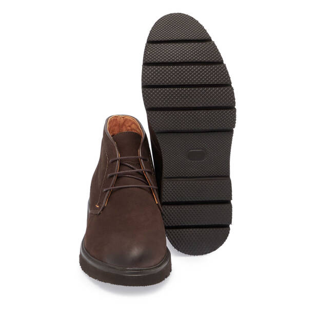 Kahverengi Nubuk Deri Erkek Casual Bot - E24K1BT57014-A39 - 4
