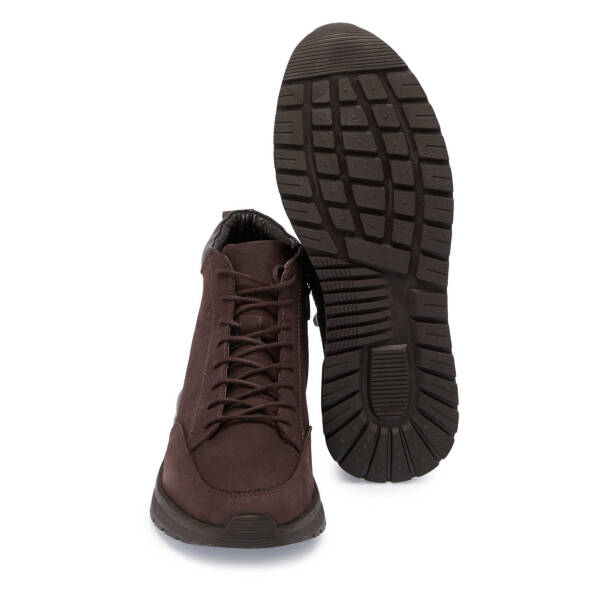 Kahverengi Nubuk Deri Erkek Casual Bot - E24K1BT57030-A39 - 4