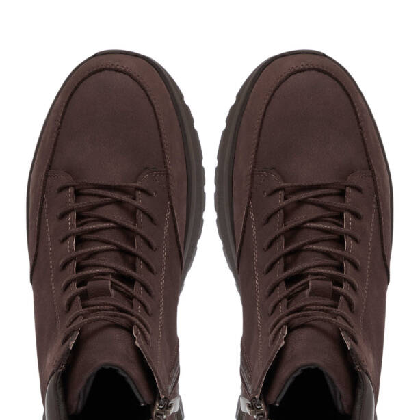 Kahverengi Nubuk Deri Erkek Casual Bot - E24K1BT57030-A39 - 5