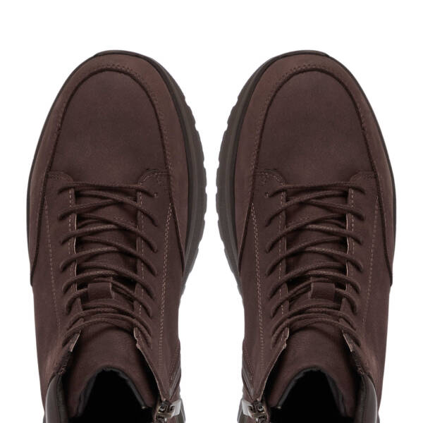 Kahverengi Nubuk Deri Erkek Casual Bot - E24K1BT57030-A39 - 5