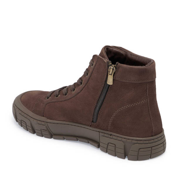 Kahverengi Nubuk Deri Erkek Casual Bot - E24K1BT57080-B52 - 2