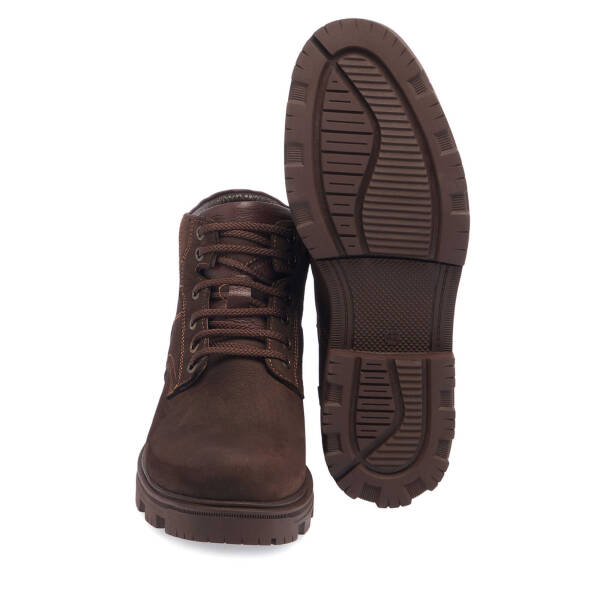 Kahverengi Nubuk Deri Erkek Casual Bot - E24K1BT57086-A39 - 4