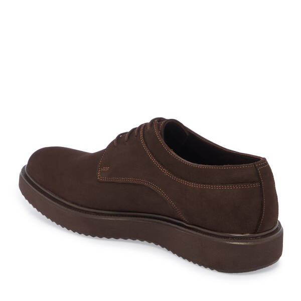 Kahverengi Nubuk Deri Erkek Klasik Ayakkabı - E25S1AY57506-A39 - 2