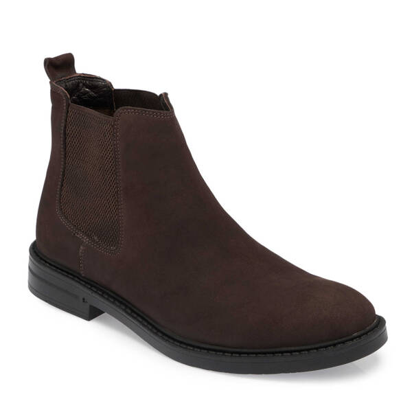 Kahverengi Nubuk Deri Erkek Klasik Bot - E24K1BT56989-A39 - 1