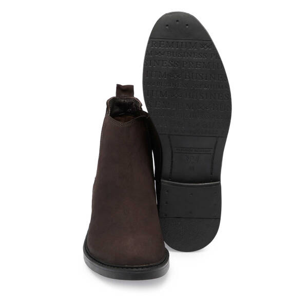 Kahverengi Nubuk Deri Erkek Klasik Bot - E24K1BT56989-A39 - 4