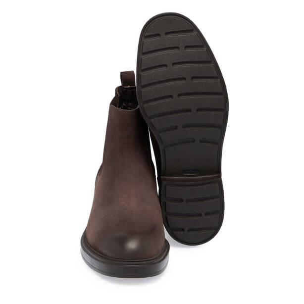 Kahverengi Nubuk Deri Erkek Klasik Bot - E24K1BT57040-A39 - 4