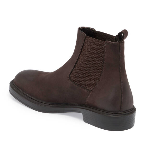 Kahverengi Nubuk Deri Erkek Klasik Bot - E24K1BT57040-A39 - 2