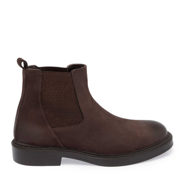 Kahverengi Nubuk Deri Erkek Klasik Bot - E24K1BT57040-A39 - 3