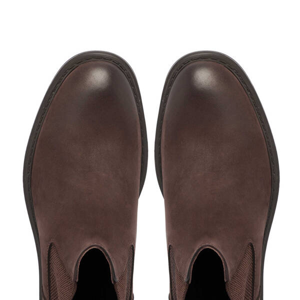 Kahverengi Nubuk Deri Erkek Klasik Bot - E24K1BT57040-A39 - 5