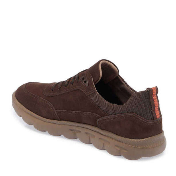 Kahverengi Nubuk Deri Erkek Sneaker - E24I1AY56904-A39 - 2