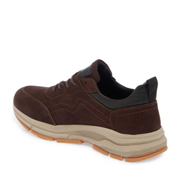 Kahverengi Nubuk Deri Erkek Sneaker - E24S1AY56982-A39 - 2