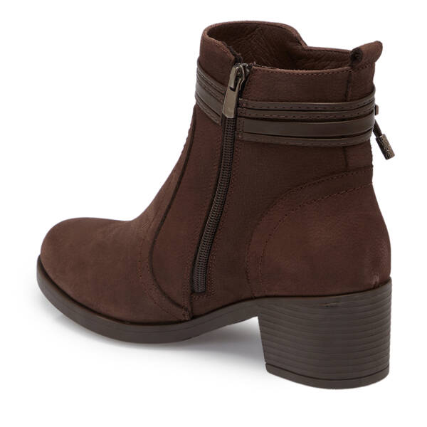 Kahverengi Nubuk Deri Kadın Bot - K25K1BT68221-A39 - 2