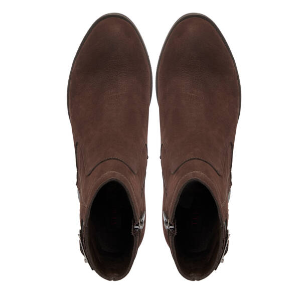 Kahverengi Nubuk Deri Kadın Bot - K25K1BT68226-A39 - 5