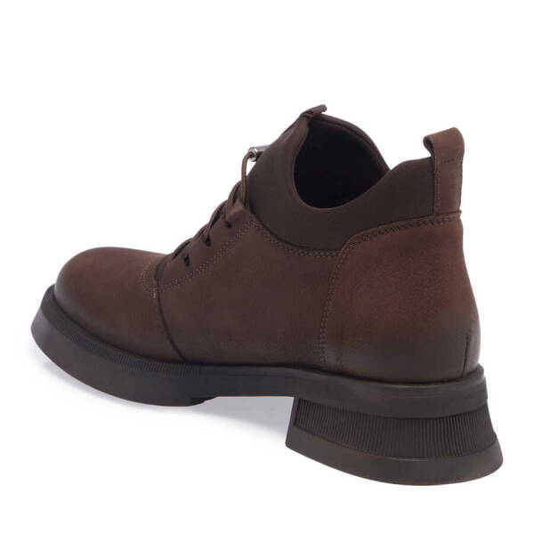 Kahverengi Nubuk Deri Kadın Casual Bot - K23K1BT66960-A39 - 2