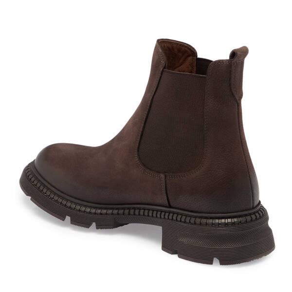 Kahverengi Nubuk Deri Kadın Casual Bot - K24K1BT67509-A39 - 2