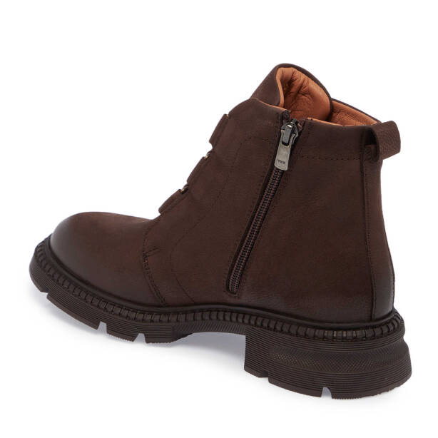 Kahverengi Nubuk Deri Kadın Casual Bot - K24K1BT67511-A39 - Tergan