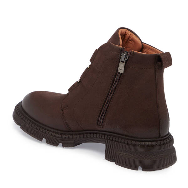 Kahverengi Nubuk Deri Kadın Casual Bot - K24K1BT67511-A39 - 2