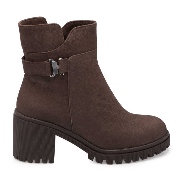 Kahverengi Nubuk Deri Kadın Casual Bot - K24K1BT67585-A39 - Tergan