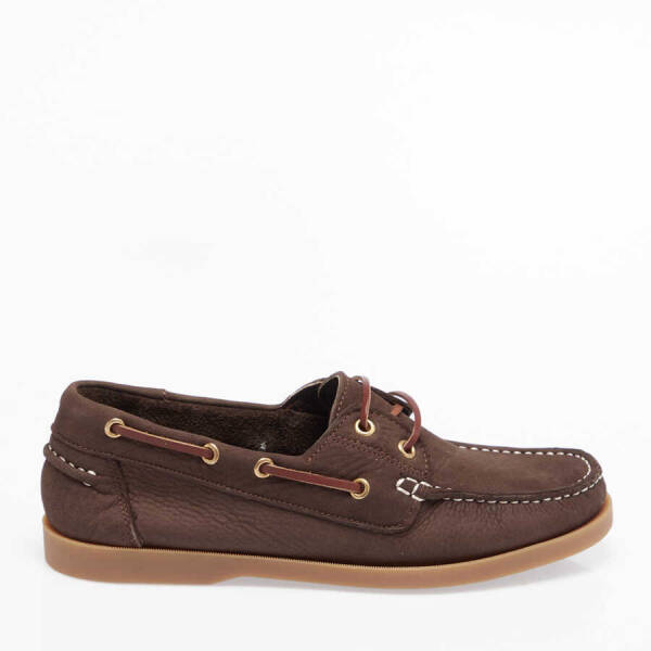 Kahverengi Hakiki Nubuk Deri Kadın Loafer - K24I1AY67386-A39 - 3