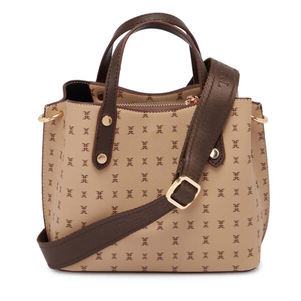 Kahverengi Print Kadın Çapraz Askılı Çanta - S1WPR0000806-T2E - 3