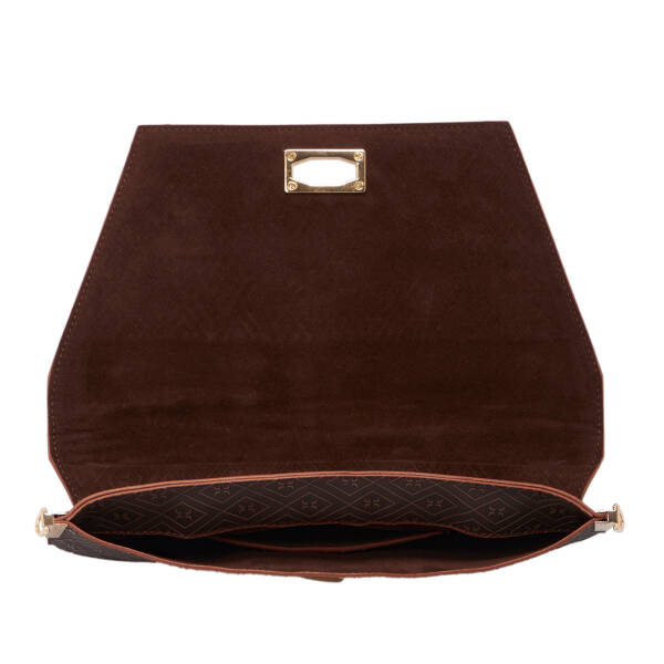 Kahverengi Print Kadın Çapraz Askılı Çanta - S25K1PR09187-R1P - 4