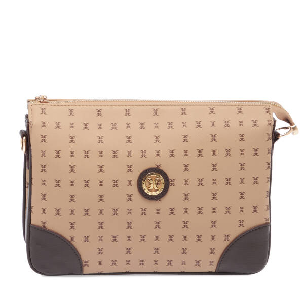 Kahverengi Print Kadın Çapraz Askılı Çanta - S26Y1PR09090-T2E - 1