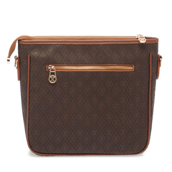 Kahverengi Print Kadın Çapraz Askılı Çanta - S26Y1PR09128-R1P - 3