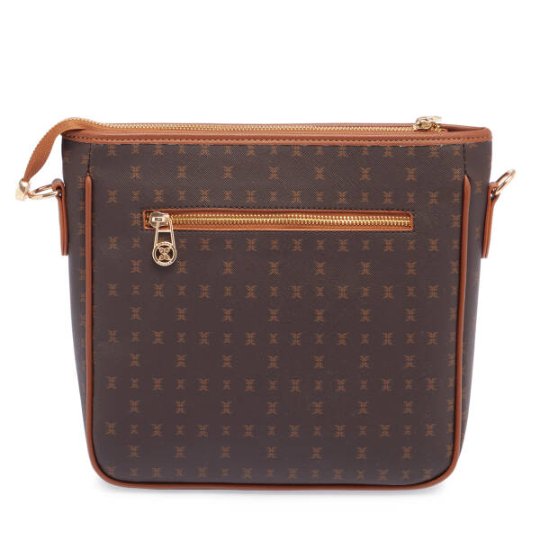 Kahverengi Print Kadın Çapraz Askılı Çanta - S26Y1PR09128-T4J - 3