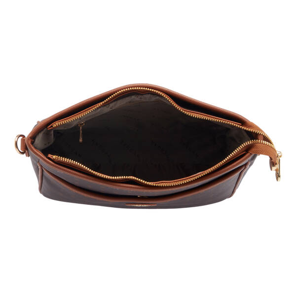 Kahverengi Print Kadın Çapraz Askılı Çanta - S26Y1PR09128-T4J - 4